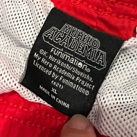 My Hero Academia boys XL/Mens Small Swim Shorts w/ Pockets Funimation Waist 32 - Picture 3 of 9